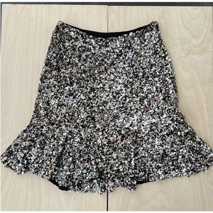 Retrofete Harlow Sequin Mini Skirt